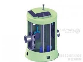 玻璃鋼智能型一體化預制泵站，污水提升泵站廠家，污水提升一體化水箱